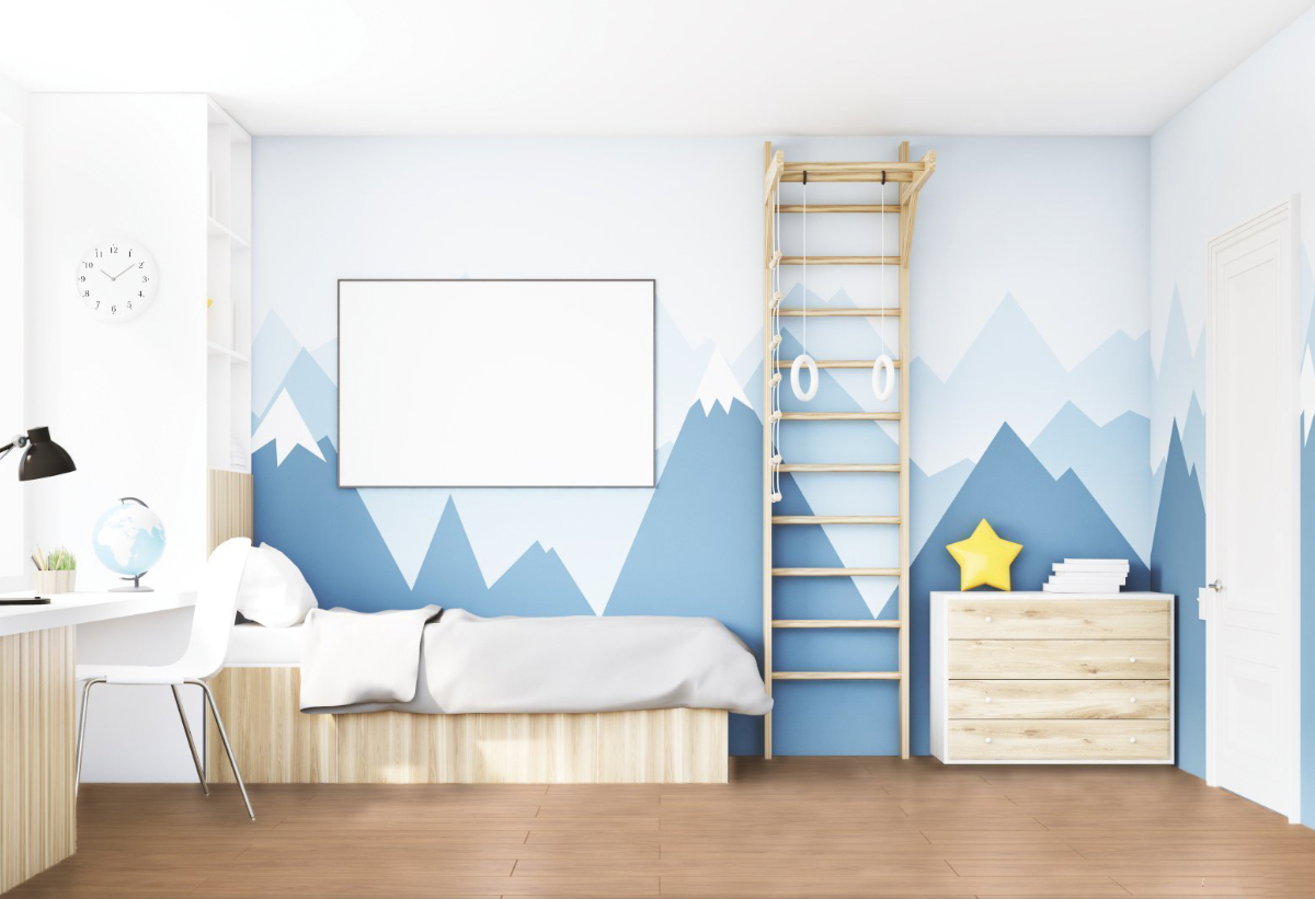 Παιδικό Υπνοδωμάτιο με Πάτωμα Laminate Alfa Wood Master White Oak